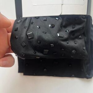 Black Embellished Fabric